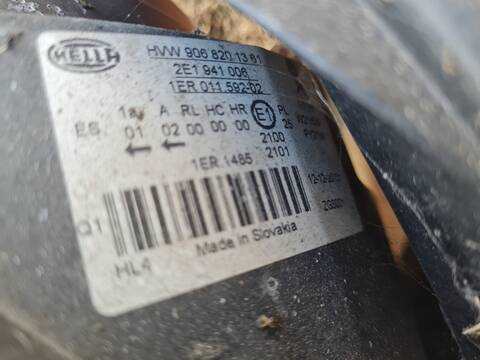 Foto 3ª: Faro Derecho Volkswagen Crafter COMBI 30 163CV 120KW [CKUB] (2014)