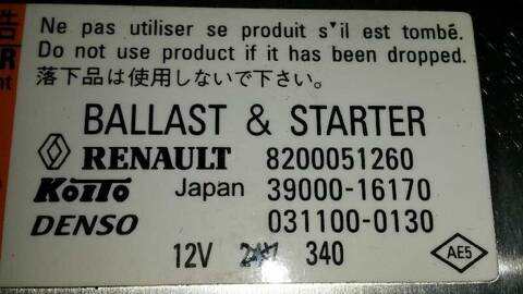 Foto 3ª: Centralita Faros Xenon Renault Vel Satis 3.0 V6 DCI TD CAT 177CV 130KW [P9X A 7] (2002)