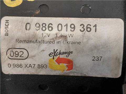 Foto 2ª: Motor de Arranque Opel Astra 1.7 CDTI BERLINA 100CV 74KW [Z 17 DTH] (2005)