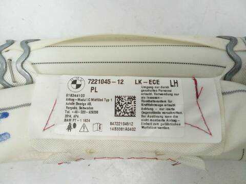Foto 4ª: Airbag Cortina Delantero Izquierdo Bmw Serie 3 315 320D BERLINA 184CV 135KW [N47D20C] (2014)