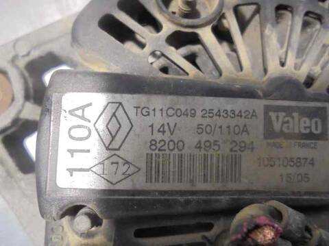 Foto 3ª: Alternador Renault Megane COUPE 113CV 83KW II COUPE/CABRIO [F9Q 8] (2005)