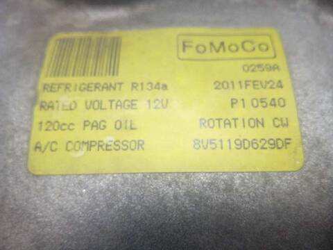 Compresor Aire Acondicionado Ford Fiesta AMBIENTE 69CV 51KW