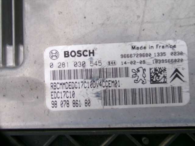 Foto 3ª: Centralita Motor ECU Citroen C3 1.4 HDI 2013-2016 [8H01] (2014)