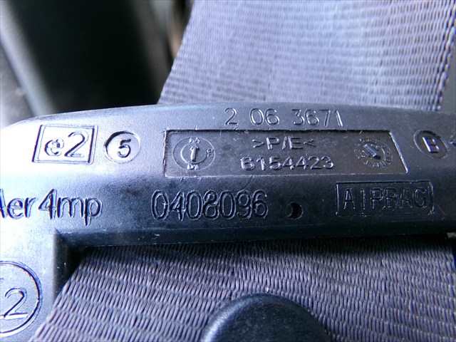 Foto 2ª: Cinturón Delantero Derecho Renault Megane 1.5 DCI RANCHERA,2008-2013 [K9KJ8] (2012)