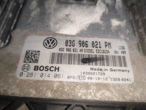 Foto 2ª: Centralita Motor ECU Volkswagen Golf BXE (2009)