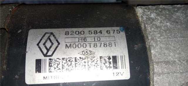 Motor de Arranque Renault Megane 1.5 CONFORT AUTHENTIQUE [1.5 LTR. - 78 KW DCI DIESEL] II CLASSIC BERLINA (2003-_)