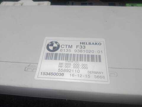 Foto 3ª: Centralita Motor ECU Bmw Serie 4 420 D DESCAPOTABLE F33 F83) [B47 D20 A] (2016)