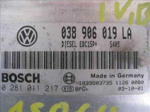 Foto 2ª: Centralita Motor ECU Seat Ibiza 1.9 TDI 131CV 96KW [ASZ] (2004)