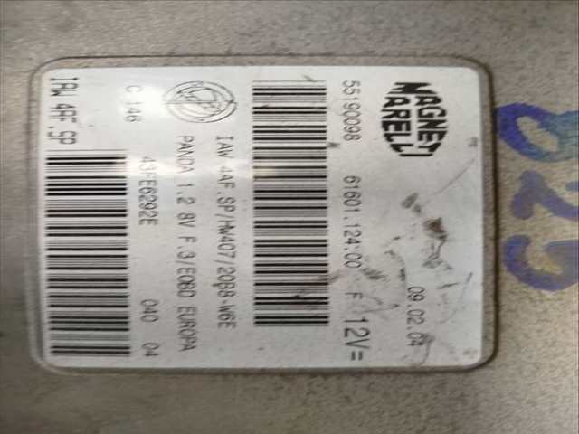 Foto 3ª: Centralita Motor ECU Fiat Panda 1.3 JTD II 169) 70CV 51KW [188A9000] (2004)