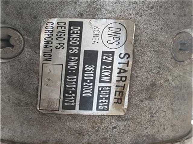 Foto 3ª: Motor de Arranque Kia Cerato 2.0 CRDI 112CV 83KW [D4EA] (2004)