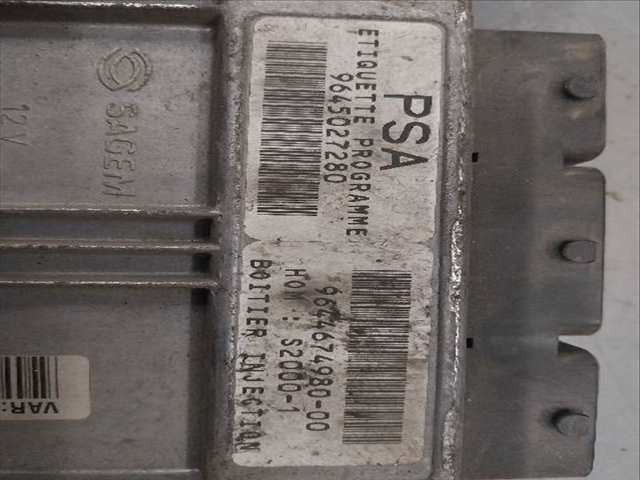 Foto 2ª: Centralita Motor ECU Citroen Xsara 1.8  PICASSO G-6FZ [6FZ] (2001)