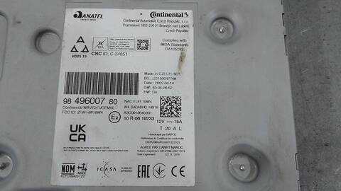 Foto 3ª: Sistema Audio Radio CD Citroen C4 1.2 12V E-THP PURE TECH 131CV 96KW [HN05] (2022)