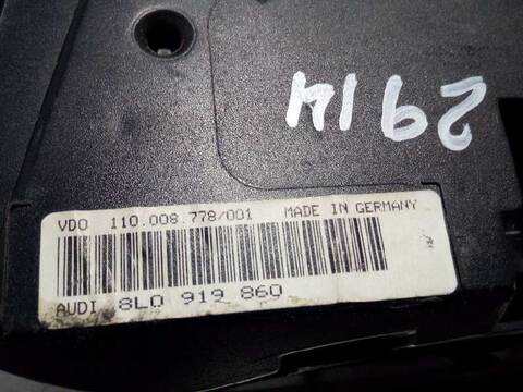 Foto 4ª: Cuadro de Instrumentos Audi A3 1.9 TDI AMBIENTE 90CV 66KW [AGR] (1996)