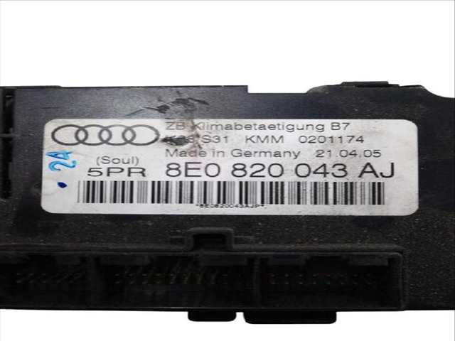 Foto 3ª: Mando Climatizador Audi A4 2.0 TDI 140CV (2004)