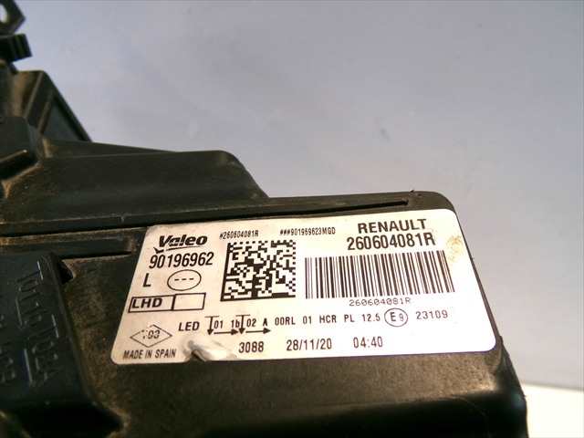 Foto 4ª: Faro Izquierdo Renault Megane 1.5 DCI SPORT TOURER, 2019- [K9KU8] (2021)