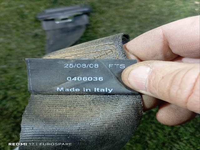 Foto 4ª: Cinturón Trasero Central Santana Anibal 2.8 TD MILITAR [8140.43P] (2004)