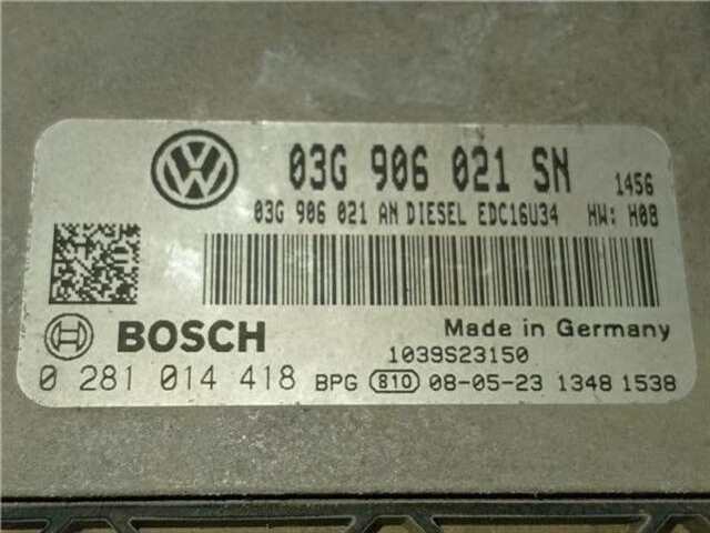 Foto 2ª: Centralita Motor ECU Seat Altea 2.0 TDI [BKD]