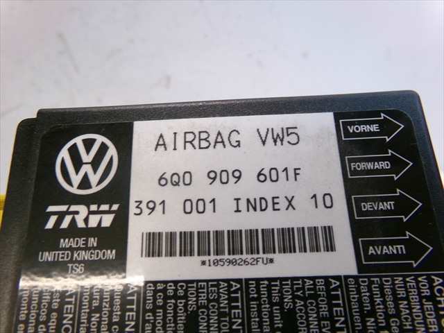 Foto 4ª: Centralita Airbag Volkswagen Polo 1.4 TDI 2005-2009 [BNM] (2009)