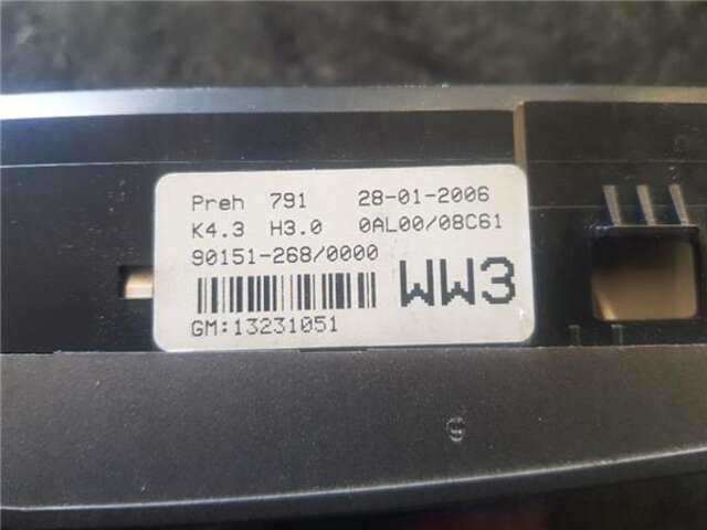 Foto 3ª: Mando Climatizador Opel Astra 1.3 CDTI [Z 13 DTH]