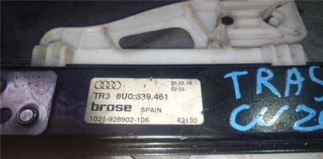 Elevalunas Eléctrico Trasero Izquierdo Audi Q3 2.0 TDI (130KW) AMBITION QUATTRO [2.0 LTR. - 130 KW 16V TDI]