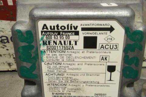 Foto 3ª: Centralita Airbag Renault Megane 1.4 16V KALEIDO 95CV 70KW I SCENIC JA0) [K4J C7] (2001)