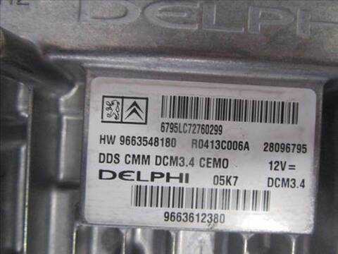 Foto 2ª: Centralita Motor ECU Peugeot 407 2.0 HDI 135 136CV 100KW [RHR (DW10BTED4)] (2007)