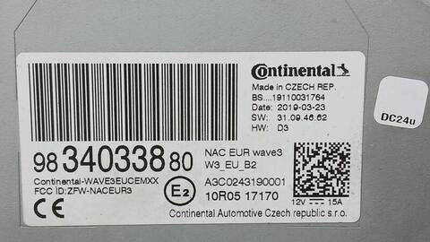 Foto 3ª: Sistema Audio Radio CD Citroen C4 1.5 BLUEHDI 100 102CV 75KW [YH01] (2019)