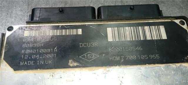 Centralita Motor ECU Renault Clio 1.9 D [1.9 LTR. - 47 KW DIESEL]