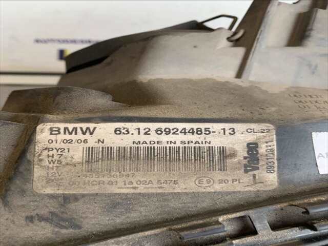 Foto 2ª: Faro Izquierdo Bmw Serie 1 114 2.0 DI 122CV/ 90KW BERLINA 0CV [204D4] (2006)