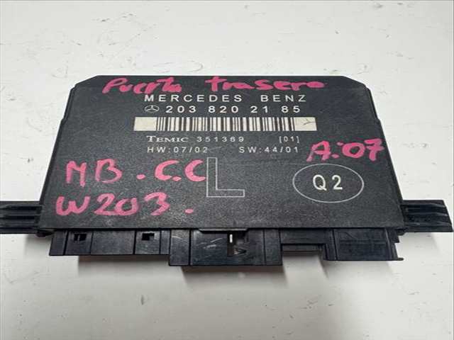 Centralita Motor ECU Mercedes Clase C 160 611962 BERLINA