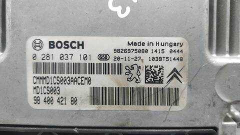 Foto 2ª: Centralita Motor ECU Citroen C3 FEEL 102CV 75KW [YH01] (2021)