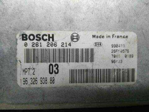 Foto 2ª: Centralita Motor ECU Peugeot 306 1.4 BERLINA 75CV 55KW (1997)