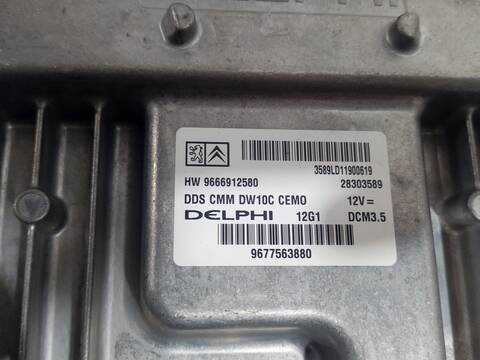 Foto 3ª: Centralita Motor ECU Peugeot 508 ALLURE 163CV 120KW [RHHDW10CTED4] (2012)