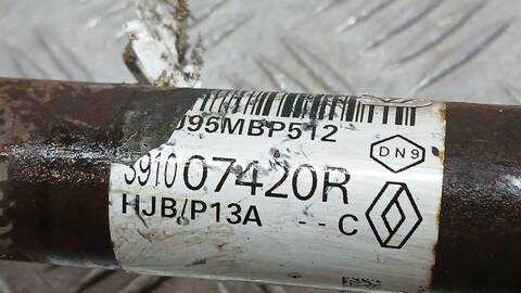 Foto 3ª: Transmision Delantera Derecha Renault Captur BLUE DCI 115 HFAD) 116CV 85KW [K9K872] (2020)