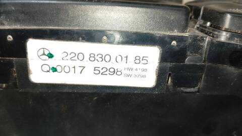 Foto 4ª: Mando Calefacción A. A. Mercedes Clase S 220 500 220.075) BERLINA 306CV 225KW [M113960] (1999)