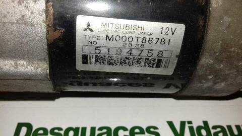 Foto 2ª: Motor de Arranque Saab 9-3 2.0 CAT BERLINA 150CV 110KW [B205E] (2002)