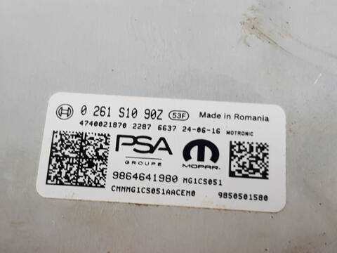 Foto 3ª: Centralita Motor ECU Fiat 600 VERSION INDEFINIDA