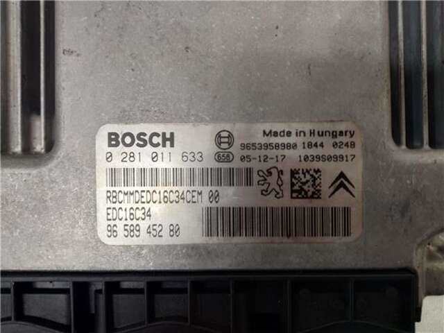 Centralita Motor ECU Peugeot 407 1.6 HDI (109 CV)
