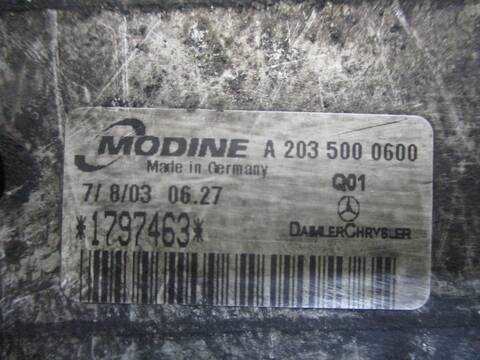 Foto 3ª: Intercooler Mercedes Clase C 160 270 CDI 209.316) COUPE 170CV 125KW [OM612967] (2003)