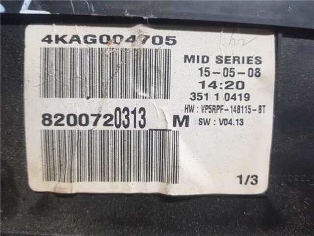 Foto 3ª: Cuadro de Instrumentos Renault Megane 1.5 AUTHENTIQUE [1.5 LTR. - 78 KW DCI DIESEL] II BERLINA 5P (10.2002-_) [K9K P7]