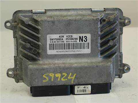 Foto 2ª: Centralita Motor ECU Chevrolet Aveo 1.2 BERLINA 75CV 55KW [B12D1] (2012)