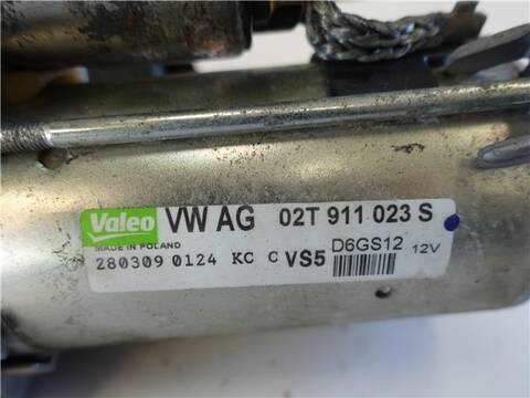 Foto 3ª: Motor de Arranque Volkswagen Polo 1.4 16V 80CV 59KW [BUD] (2009)