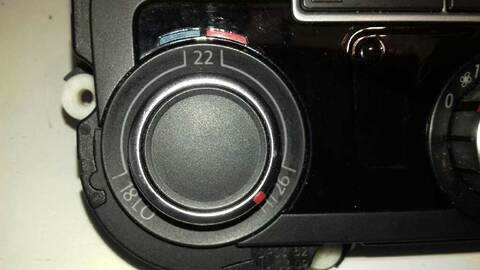 Foto 3ª: Mando Climatizador Volkswagen Golf ADVANCE 122CV 90KW [CAXA] (2009)