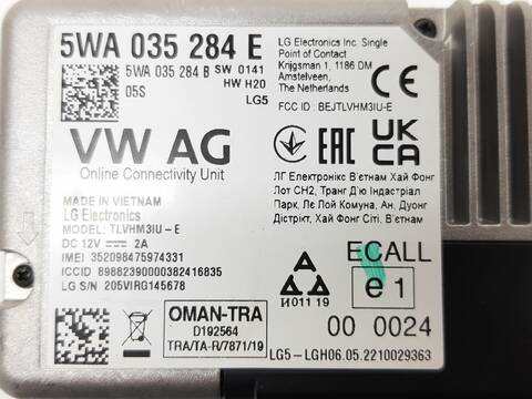 Foto 2ª: Centralita Motor ECU Volkswagen T-Roc 2.0 TDI 150CV 97KW [DTRD] (2017)