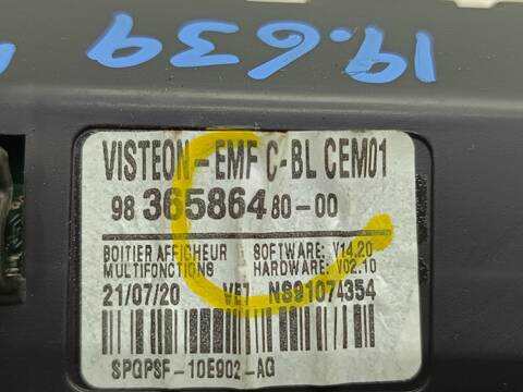 Foto 3ª: Pantalla Multifuncion Opel Viva L EXPRESS 102CV 75KW FURGON [YH01] (2021)