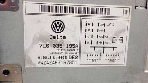 Foto 4ª: Sistema Audio Radio CD Volkswagen Touareg TDI V6 225CV 165KW [BKS] (2006)