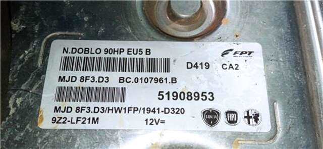 Centralita Motor ECU Opel Combo 1.3 CARGO L1H1 2.2T [1.3 LTR. - 66 KW 16V CDTI]