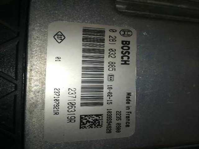 Foto 2ª: Centralita Motor ECU Renault Kangoo PROFESIONAL 90CV 66KW [K9K628] (2018)