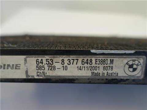 Foto 3ª: Radiador Calefaccion A.A. Bmw Serie 3 315 2.0 320TD 150CV 110KW [M47 D20 (20 4 D4)] (2004)