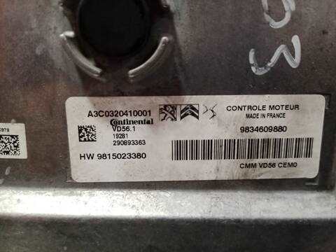 Foto 3ª: Centralita Motor ECU Opel Combo SELECTIVE 110CV 81KW [HN05] (2019)